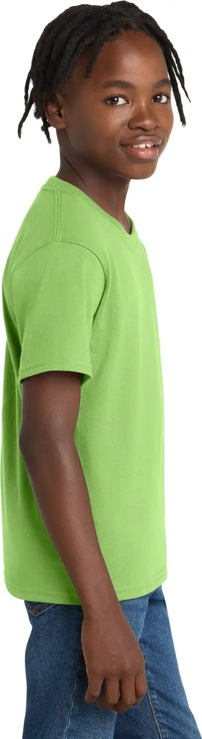 Port & Company Pc61y co Youth Essential Tee - Lime