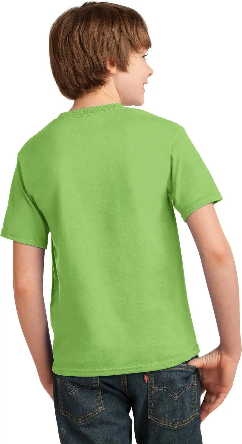 Port & Company Pc61y co Youth Essential Tee - Lime