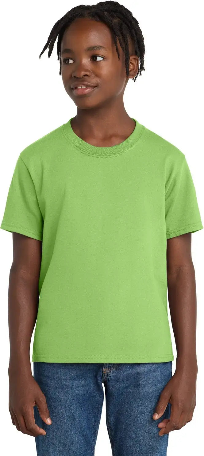 Port & Company Pc61y co Youth Essential Tee - Lime