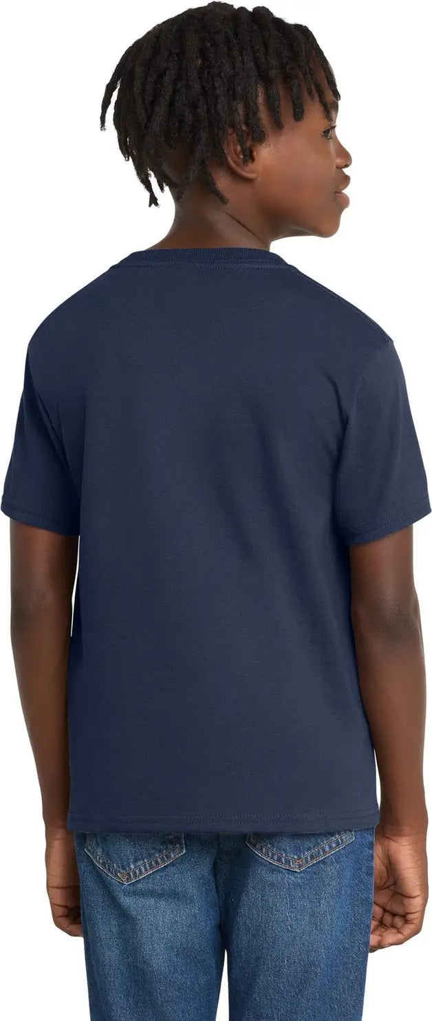 Port & Company Pc61y co Youth Essential Tee - Navy