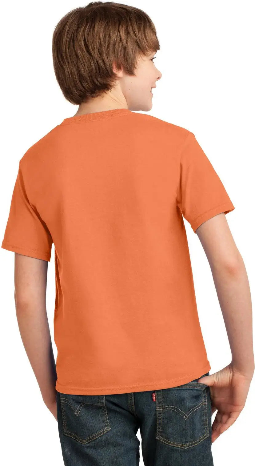 Port & Company Pc61y co Youth Essential Tee - Orange Sherbet