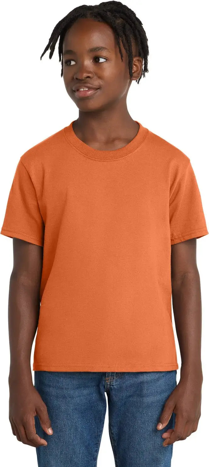 Port & Company Pc61y co Youth Essential Tee - Orange Sherbet