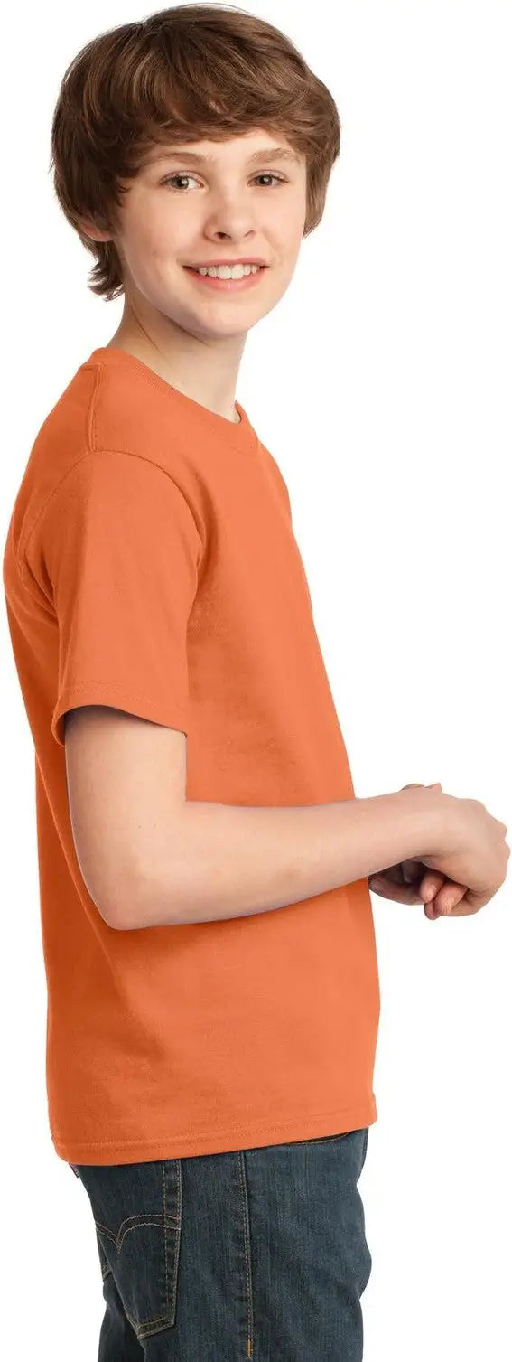 Port & Company Pc61y co Youth Essential Tee - Orange Sherbet