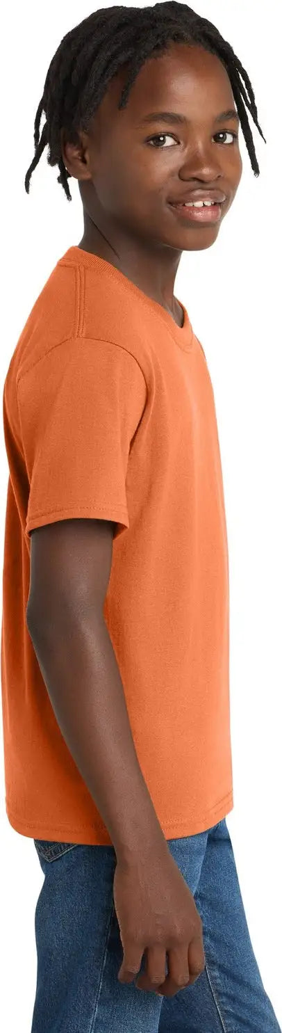 Port & Company Pc61y co Youth Essential Tee - Orange Sherbet