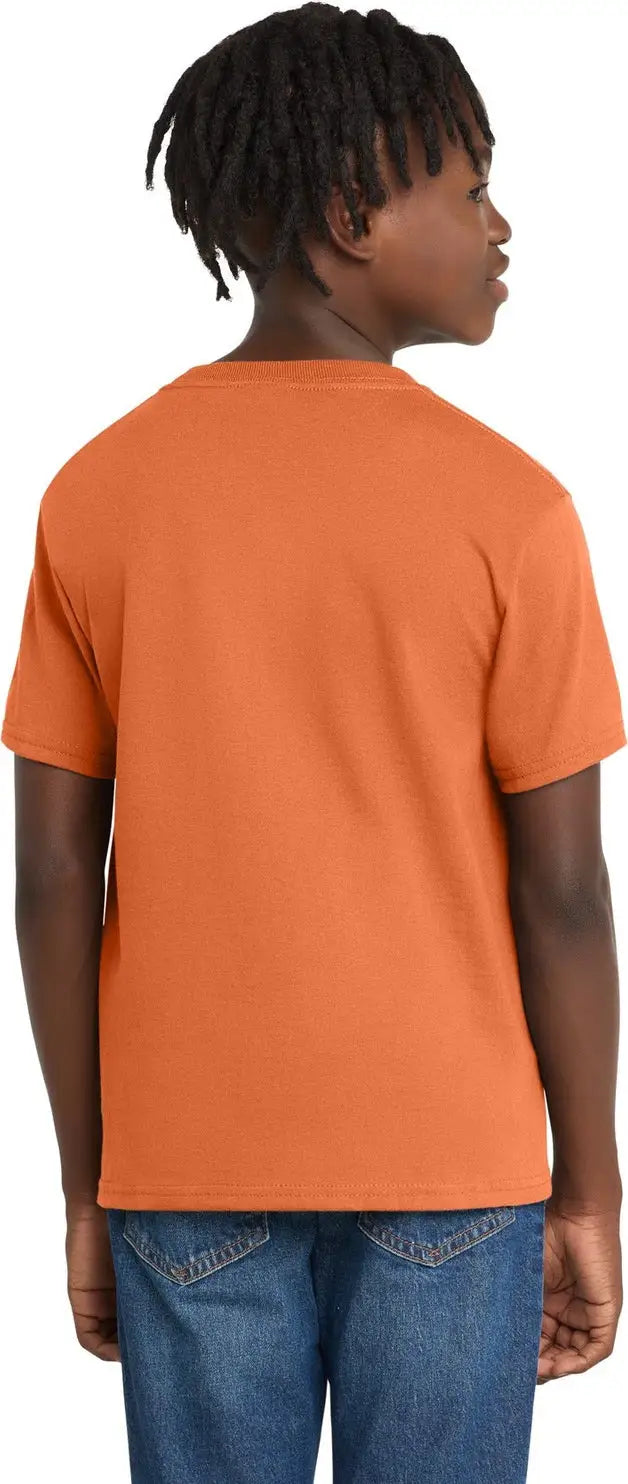 Port & Company Pc61y co Youth Essential Tee - Orange Sherbet
