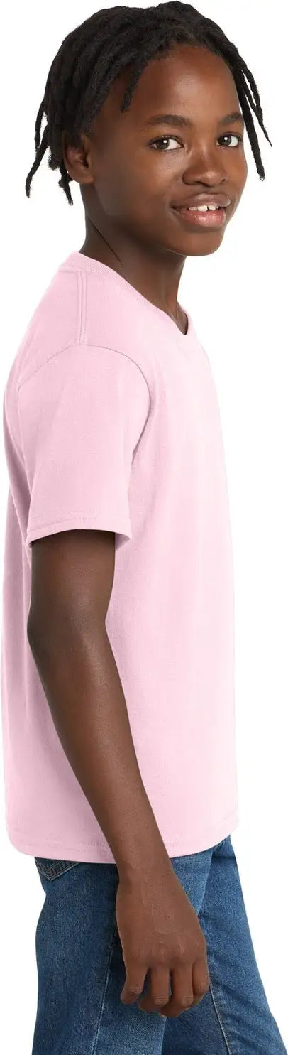 Port & Company Pc61y co Youth Essential Tee - Pale Pink