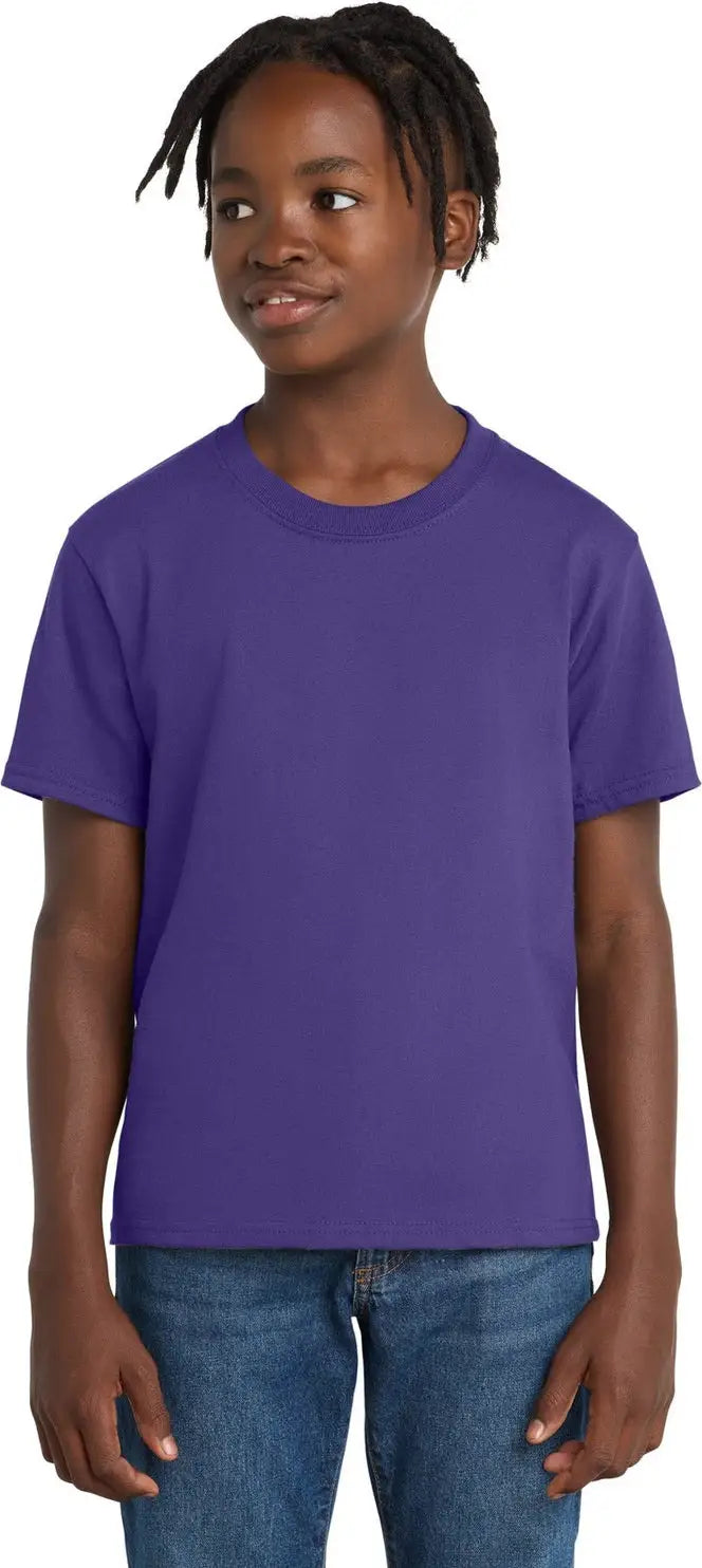 Port & Company Pc61y co Youth Essential Tee - Purple