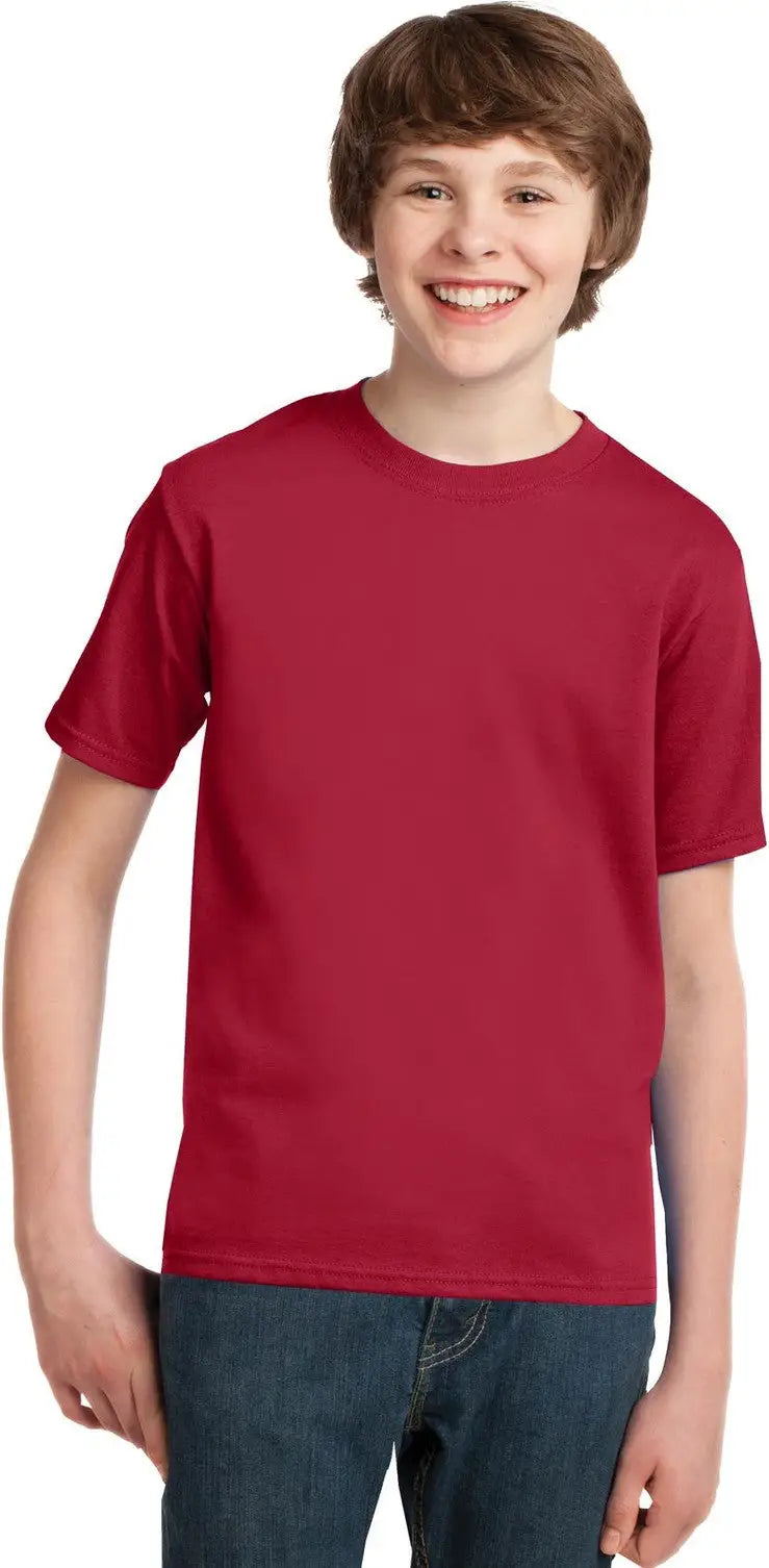 Port & Company Pc61y co Youth Essential Tee - Red - Xs