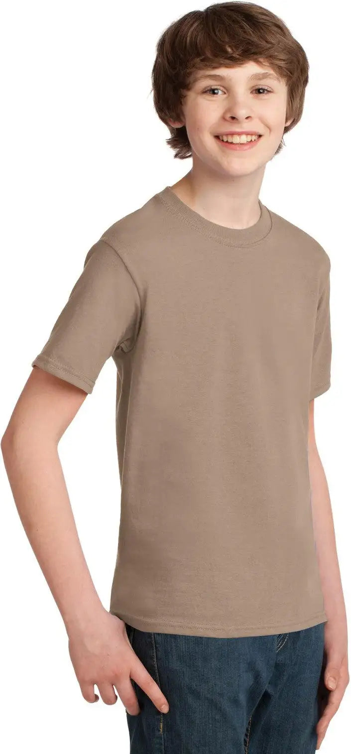 Port & Company Pc61y co Youth Essential Tee - Sand