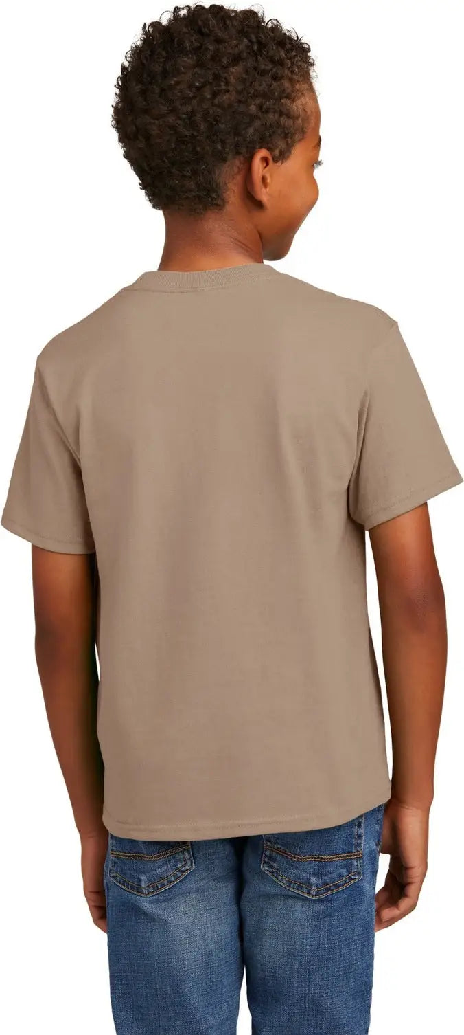 Port & Company Pc61y co Youth Essential Tee - Sand