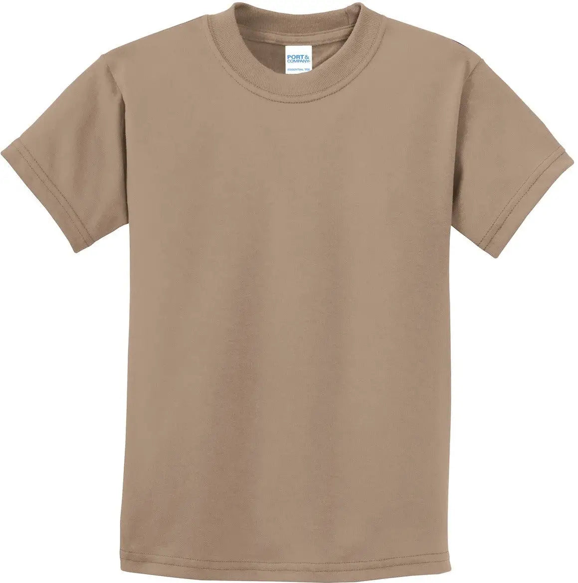 Port & Company Pc61y co Youth Essential Tee - Sand