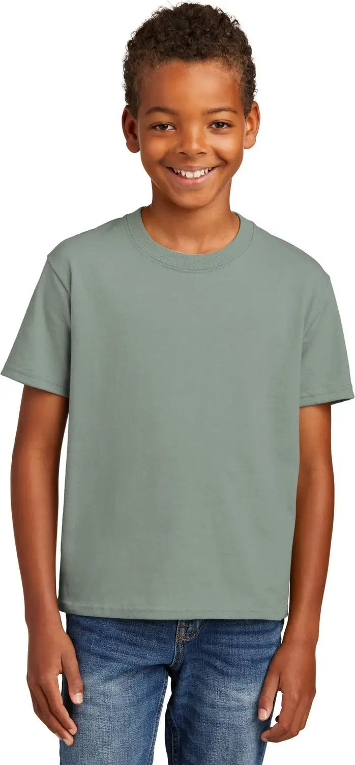 Port & Company Pc61y co Youth Essential Tee - Stonewashed Green