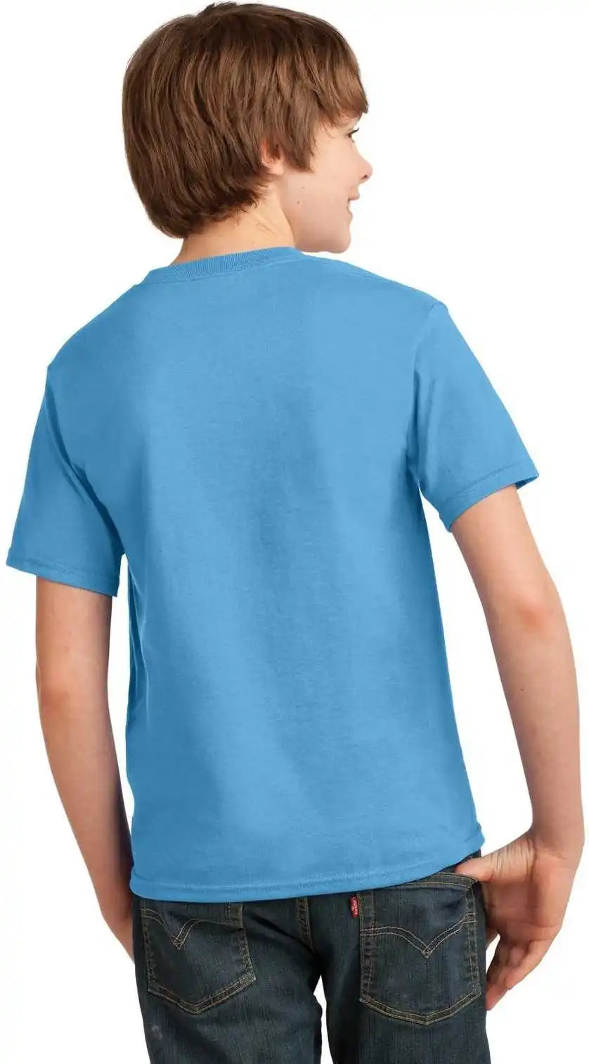 Port & Company Pc61y Youth Essential Tee - Aquatic Blue