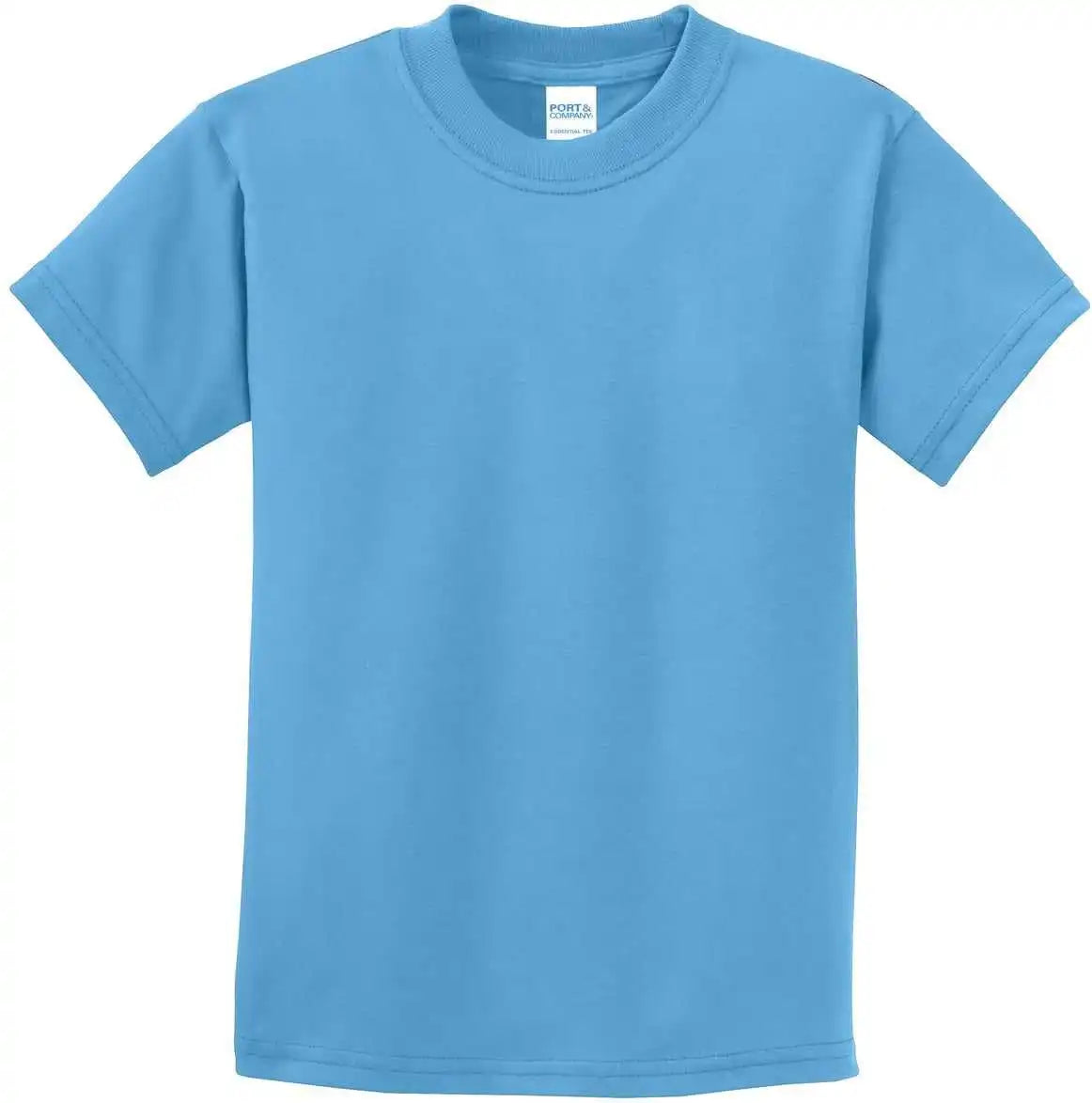 Port & Company Pc61y Youth Essential Tee - Aquatic Blue