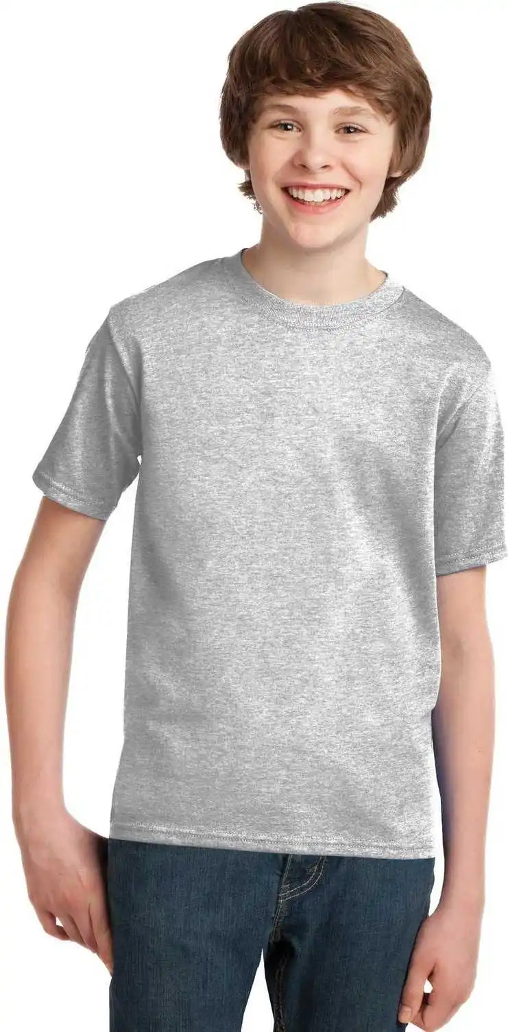 Port &amp; Company Pc61y Youth Essential Tee Ash