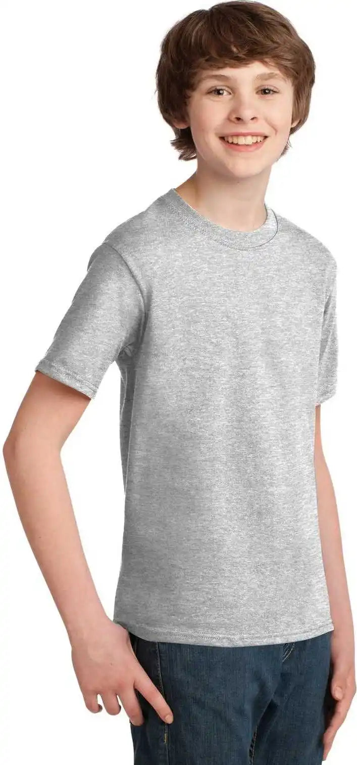 Port &amp; Company Pc61y Youth Essential Tee Ash