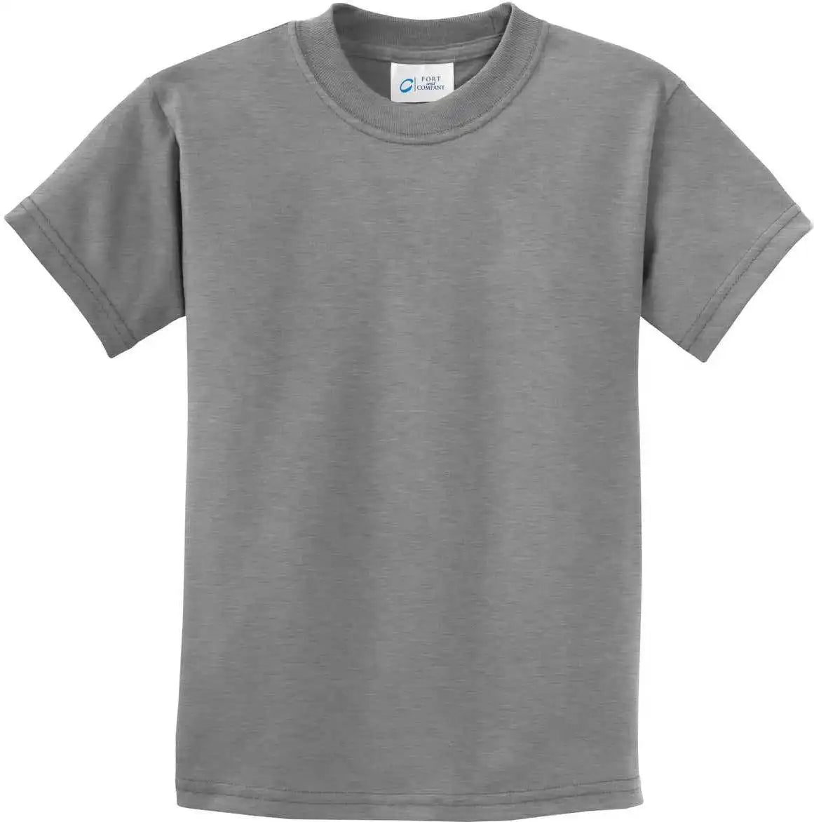 Port &amp; Company Pc61y Youth Essential Tee Athletic Heather