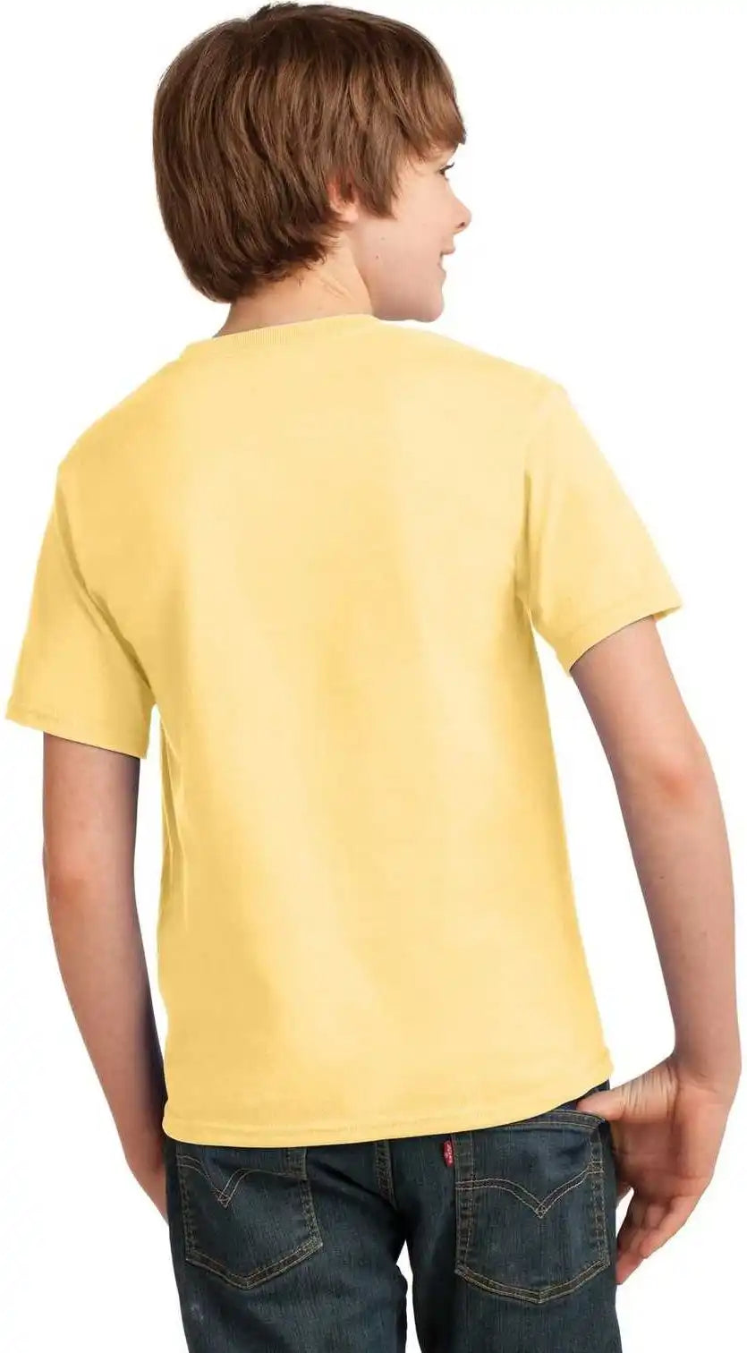 Port & Company Pc61y Youth Essential Tee - Daffodil Yellow