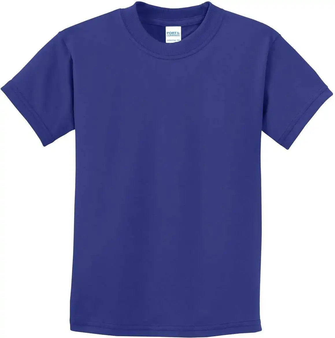 Port &amp; Company Pc61y Youth Essential Tee Deep Marine