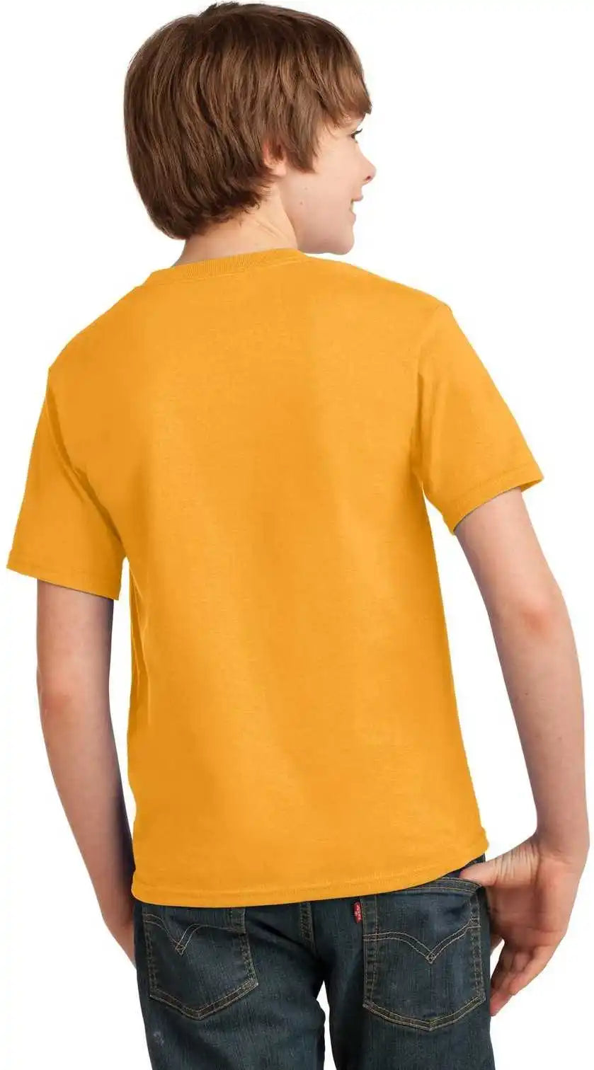 Port & Company Pc61y Youth Essential Tee Gold