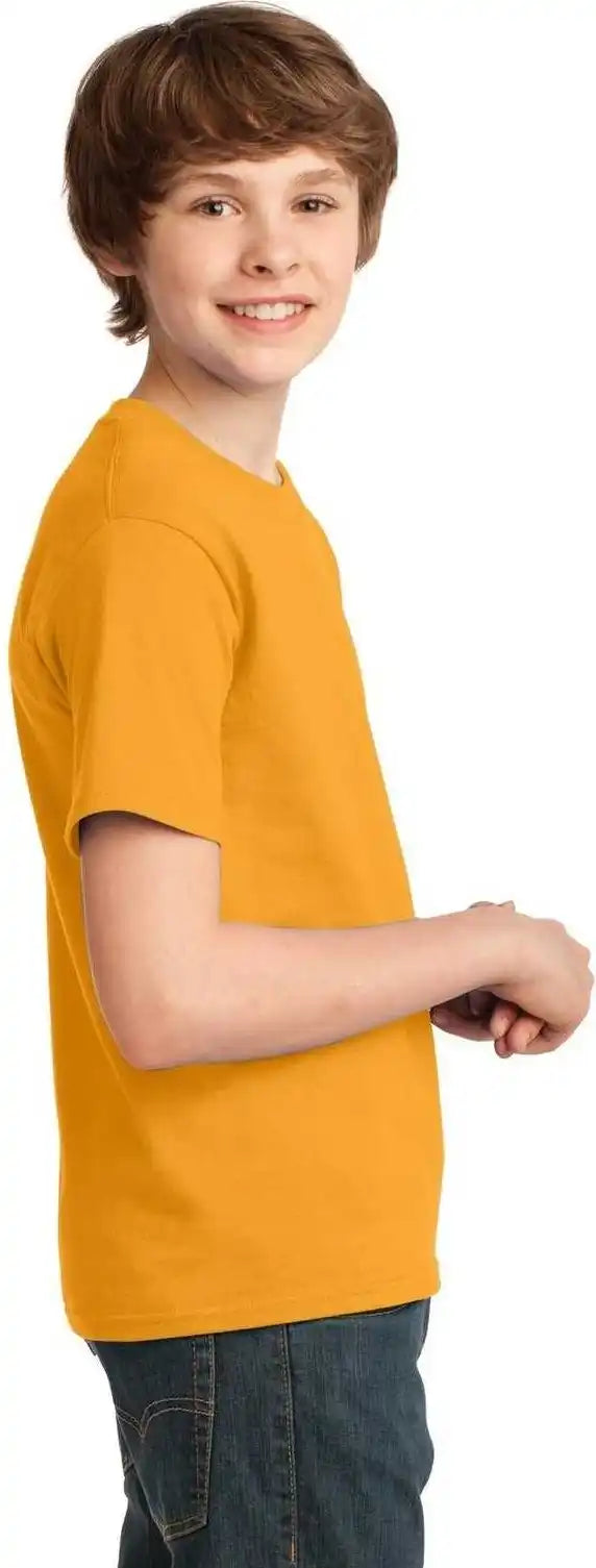 Port & Company Pc61y Youth Essential Tee - Gold