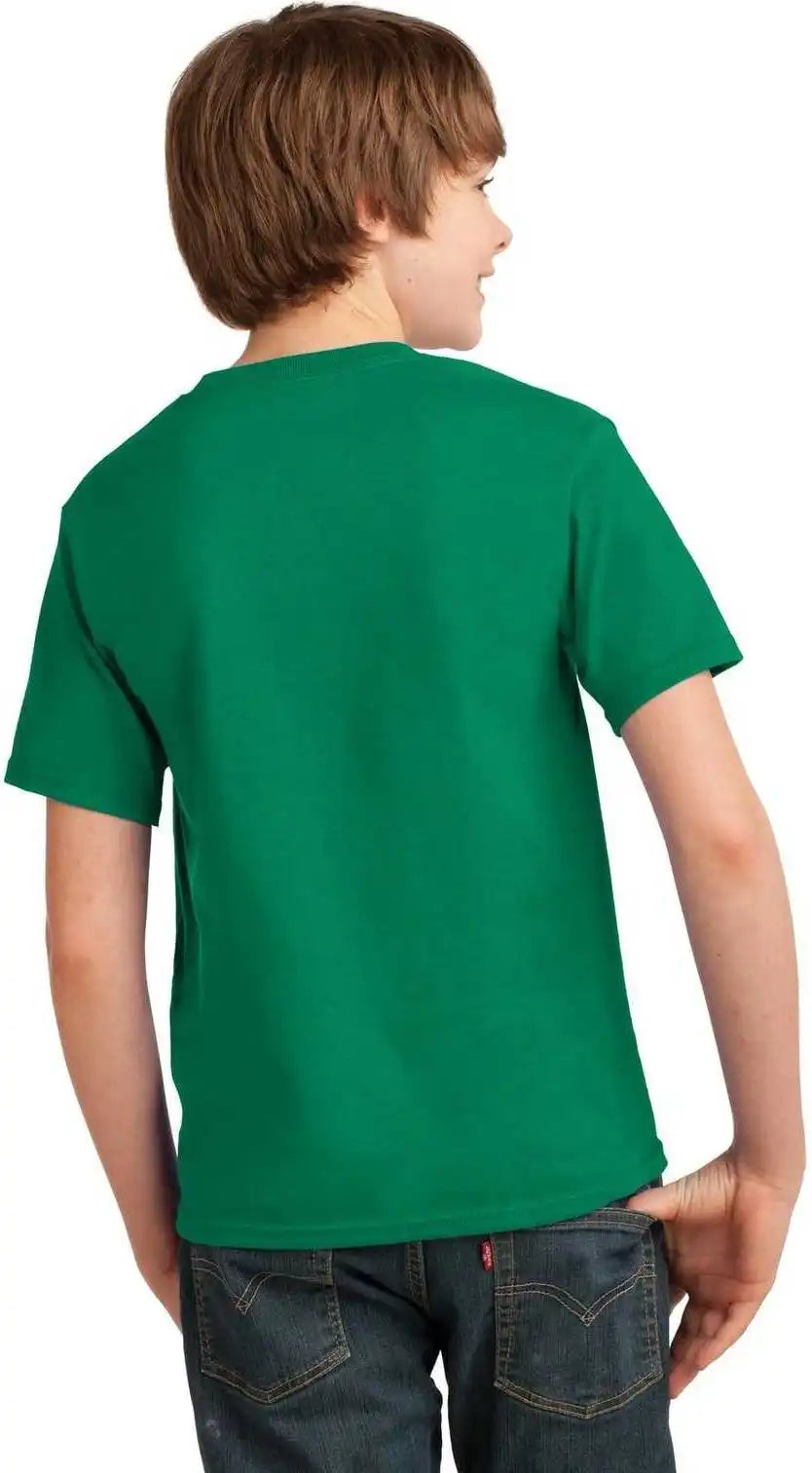 Port & Company Pc61y Youth Essential Tee - Kelly
