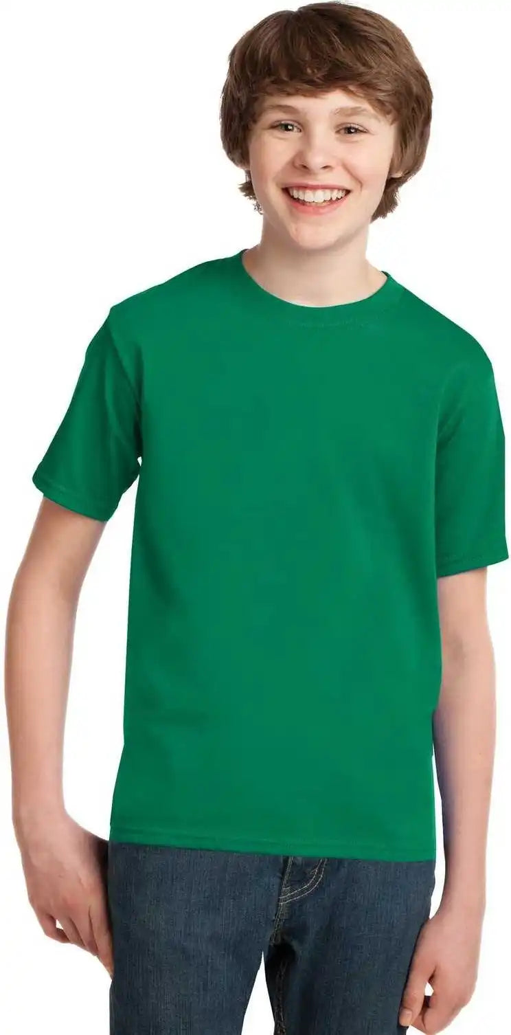Port & Company Pc61y Youth Essential Tee - Kelly