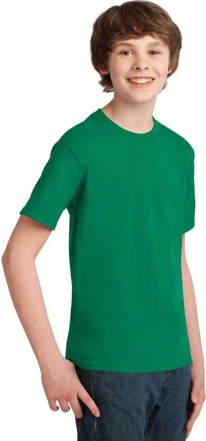 Port & Company Pc61y Youth Essential Tee - Kelly