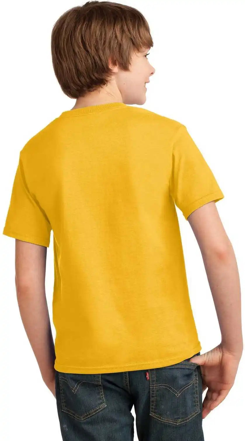 Port &amp; Company Pc61y Youth Essential Tee Lemon Yellow