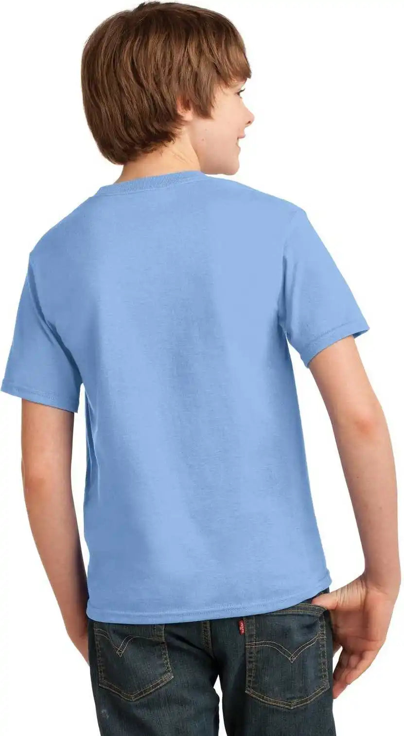 Port & Company Pc61y Youth Essential Tee Light Blue