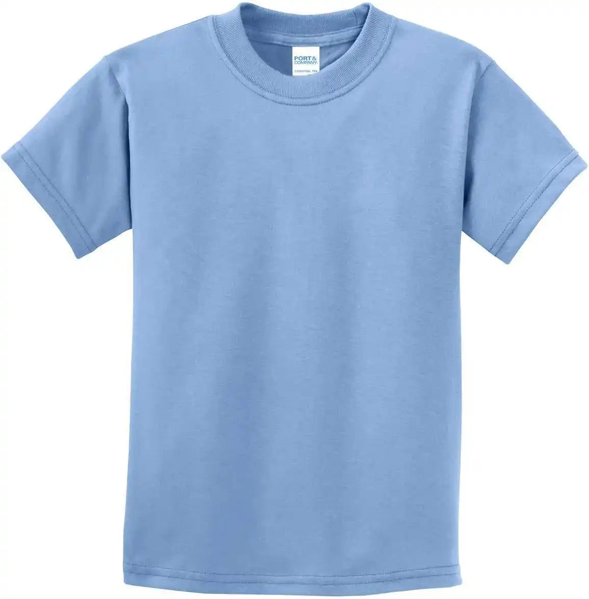 Port & Company Pc61y Youth Essential Tee Light Blue