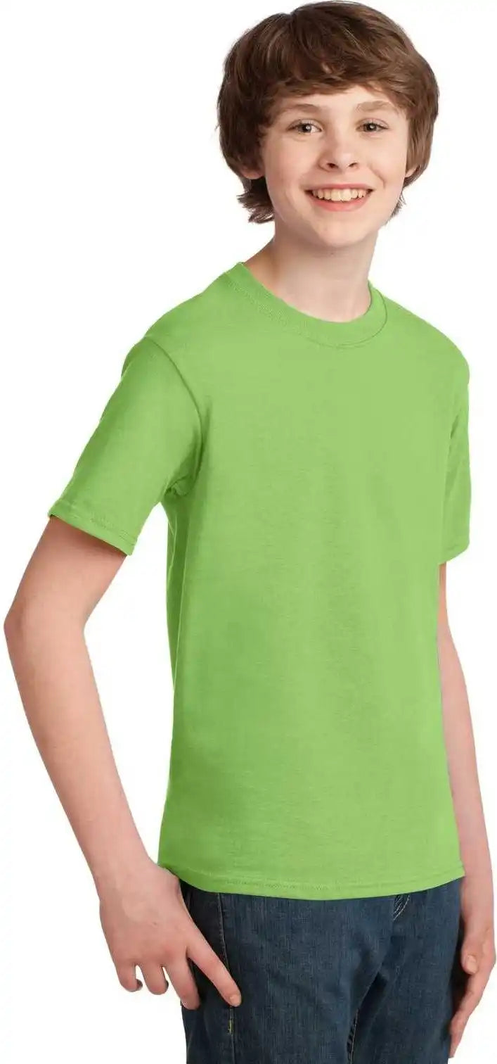 Port & Company Pc61y Youth Essential Tee - Lime