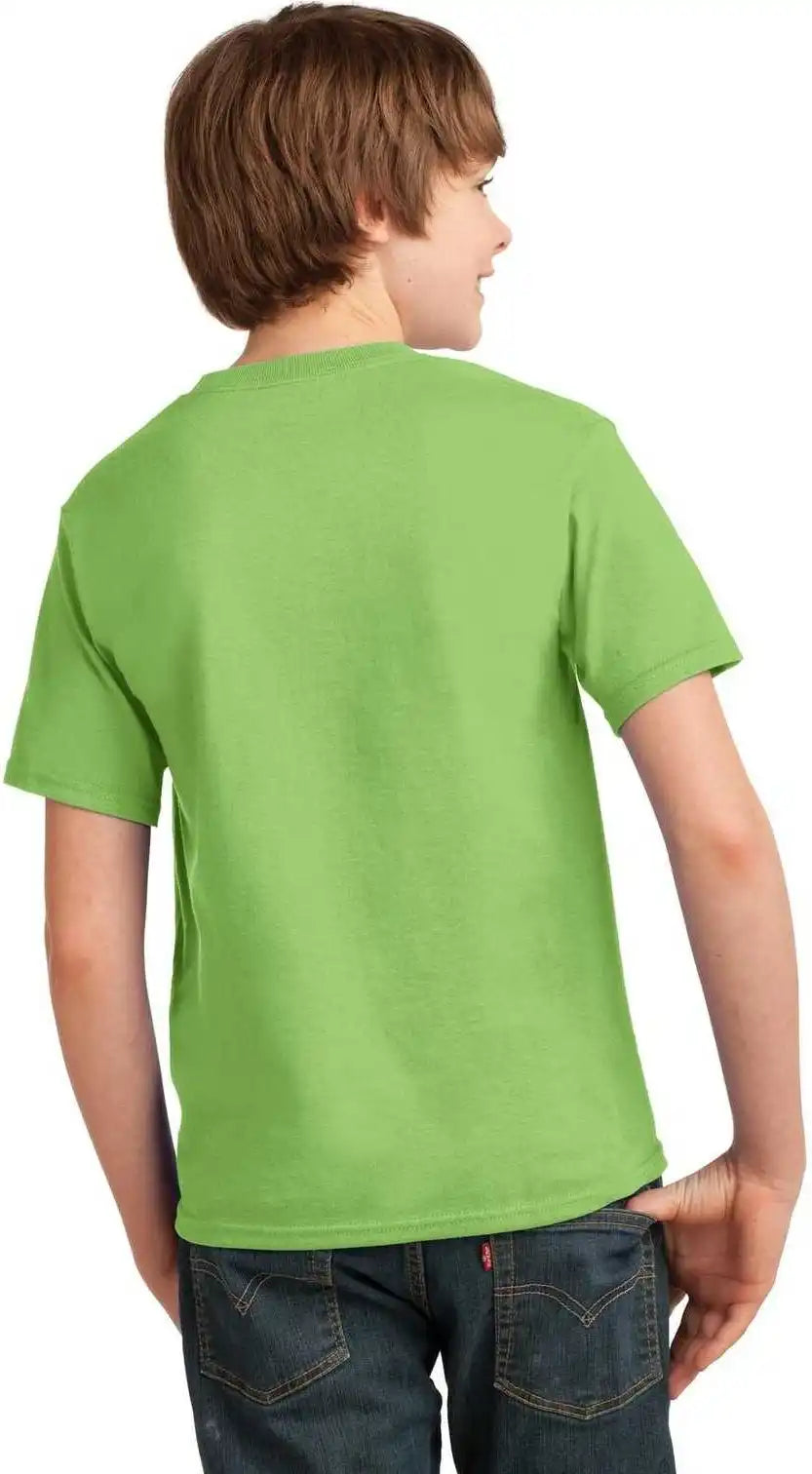 Port & Company Pc61y Youth Essential Tee - Lime