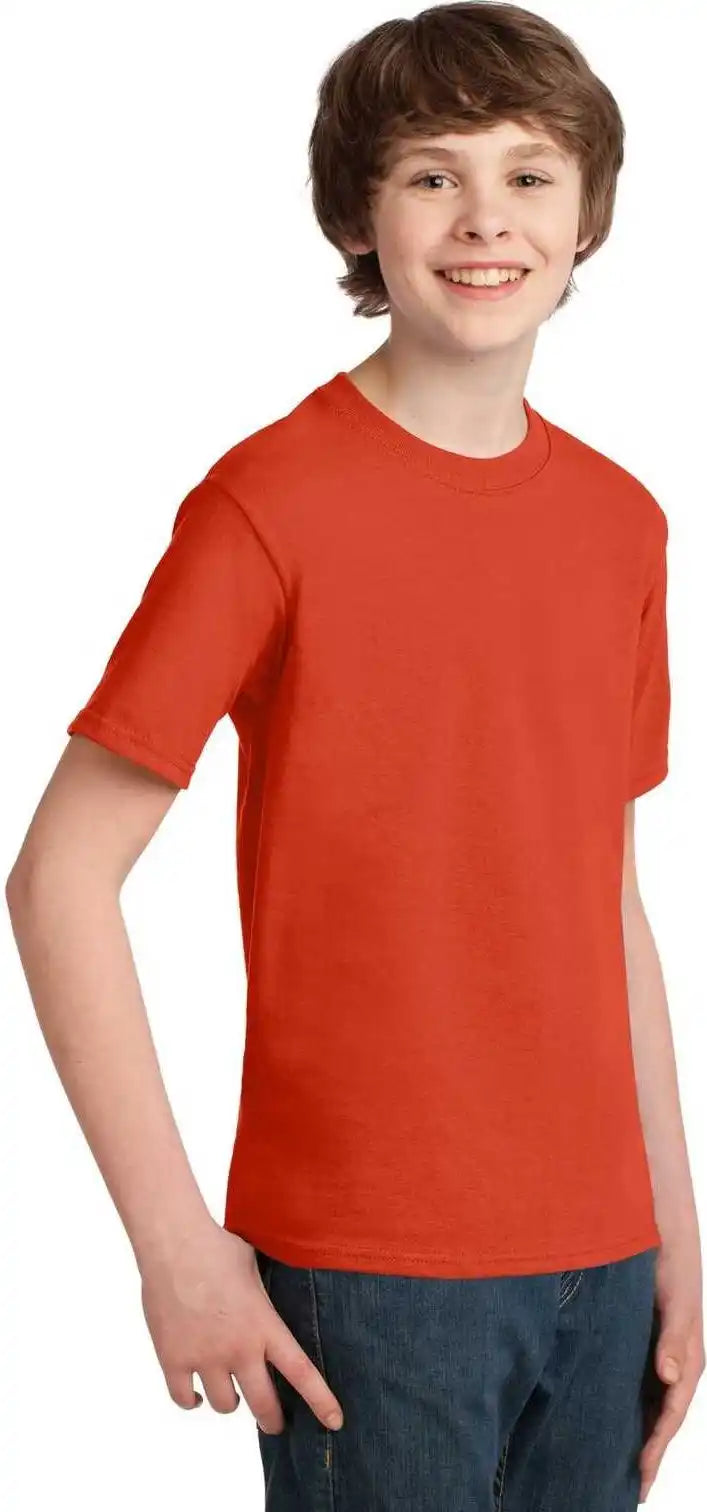 Port & Company Pc61y Youth Essential Tee - Orange