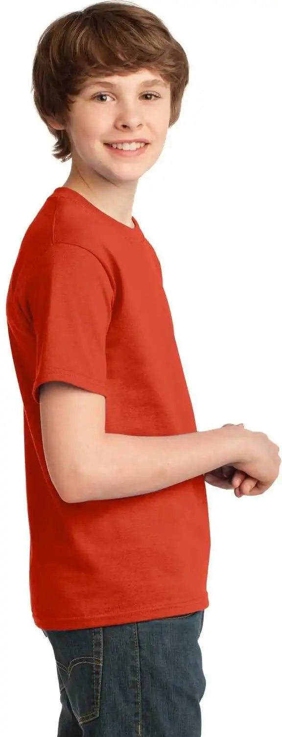 Port & Company Pc61y Youth Essential Tee - Orange