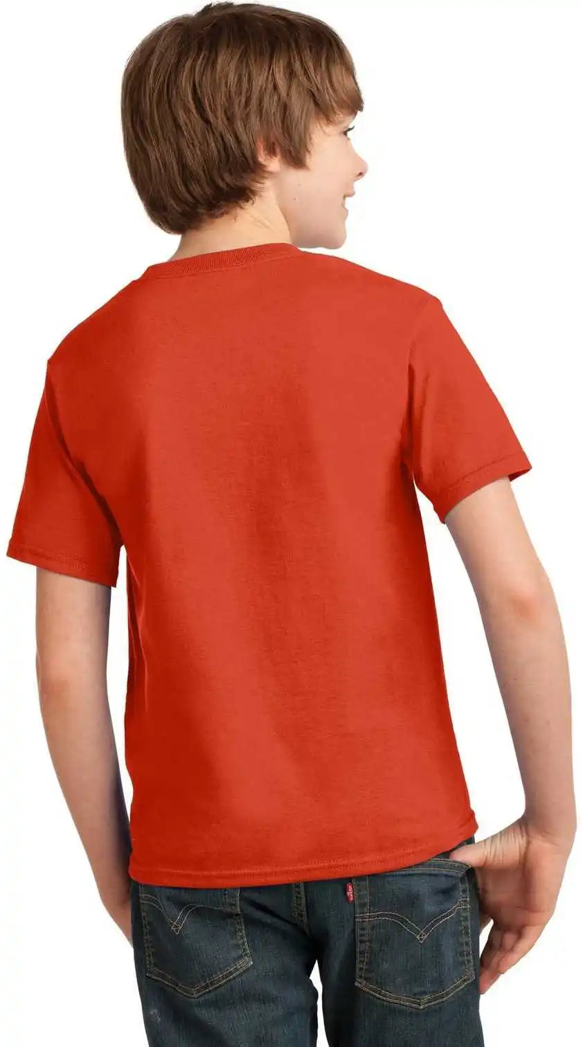 Port & Company Pc61y Youth Essential Tee Orange