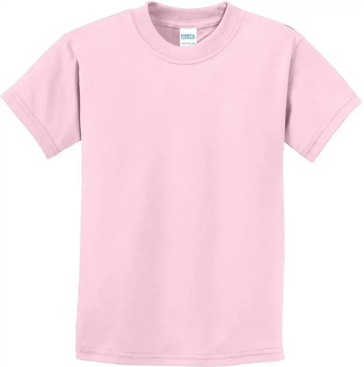 Port &amp; Company Pc61y Youth Essential Tee Pale Pink
