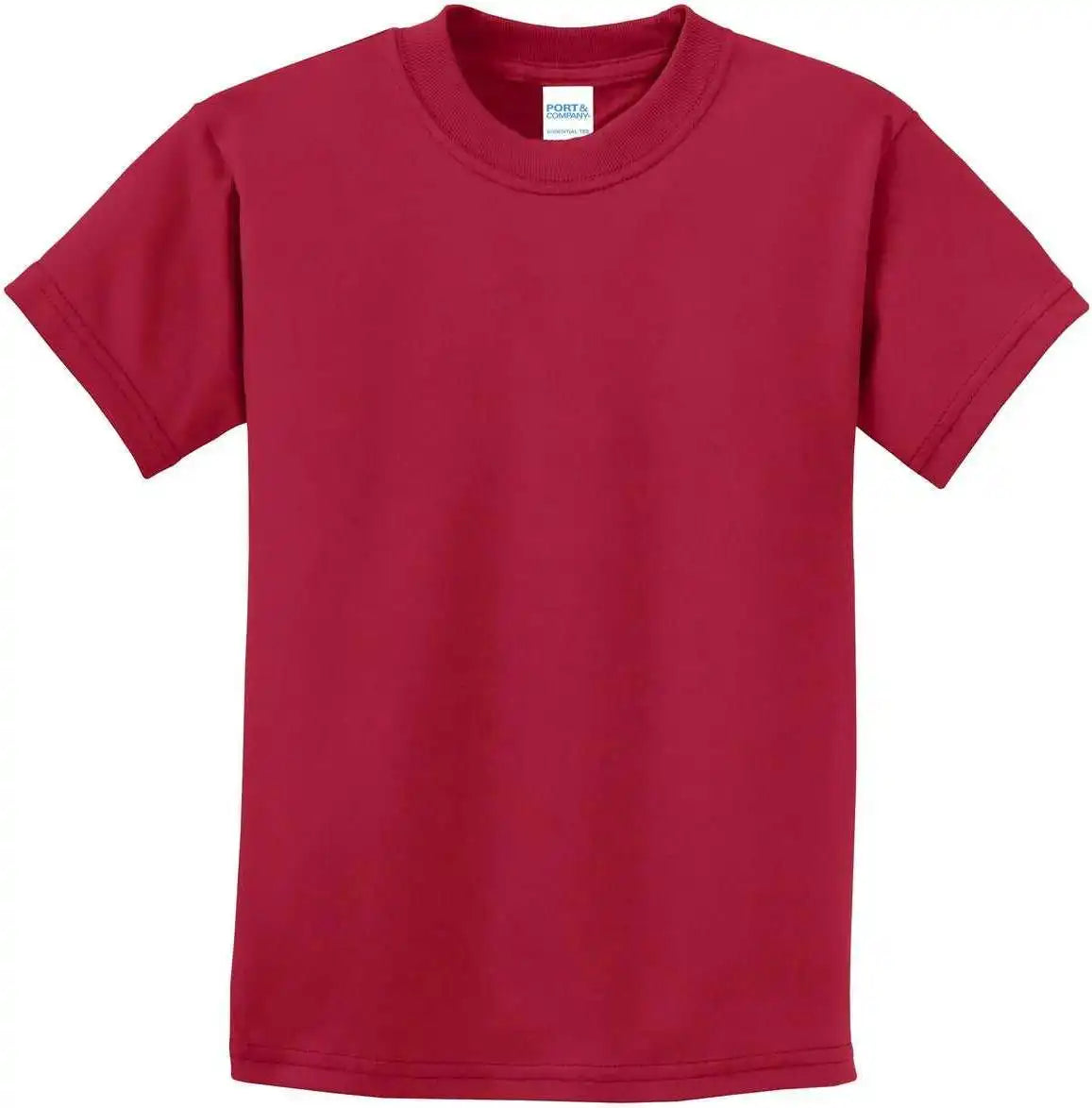 Port &amp; Company Pc61y Youth Essential Tee Red