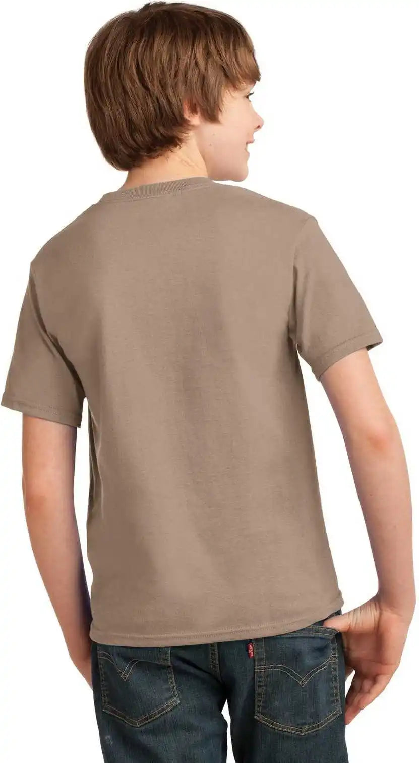 Port & Company Pc61y Youth Essential Tee - Sand