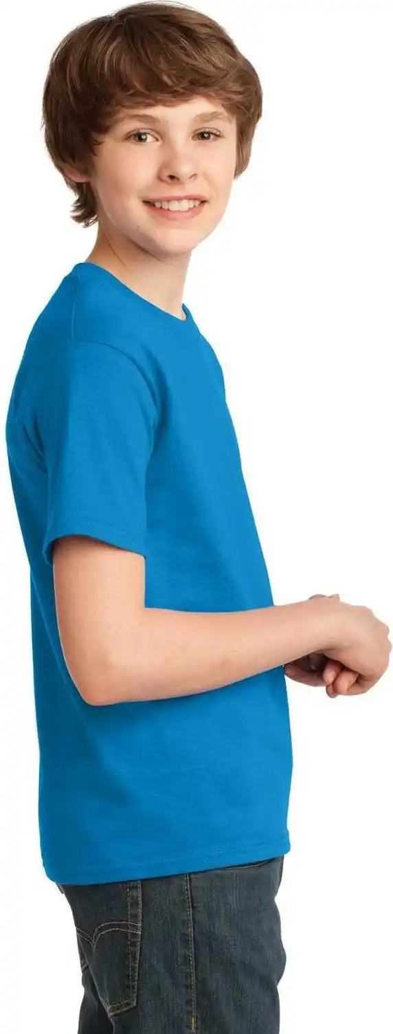 Port &amp; Company Pc61y Youth Essential Tee Sapphire