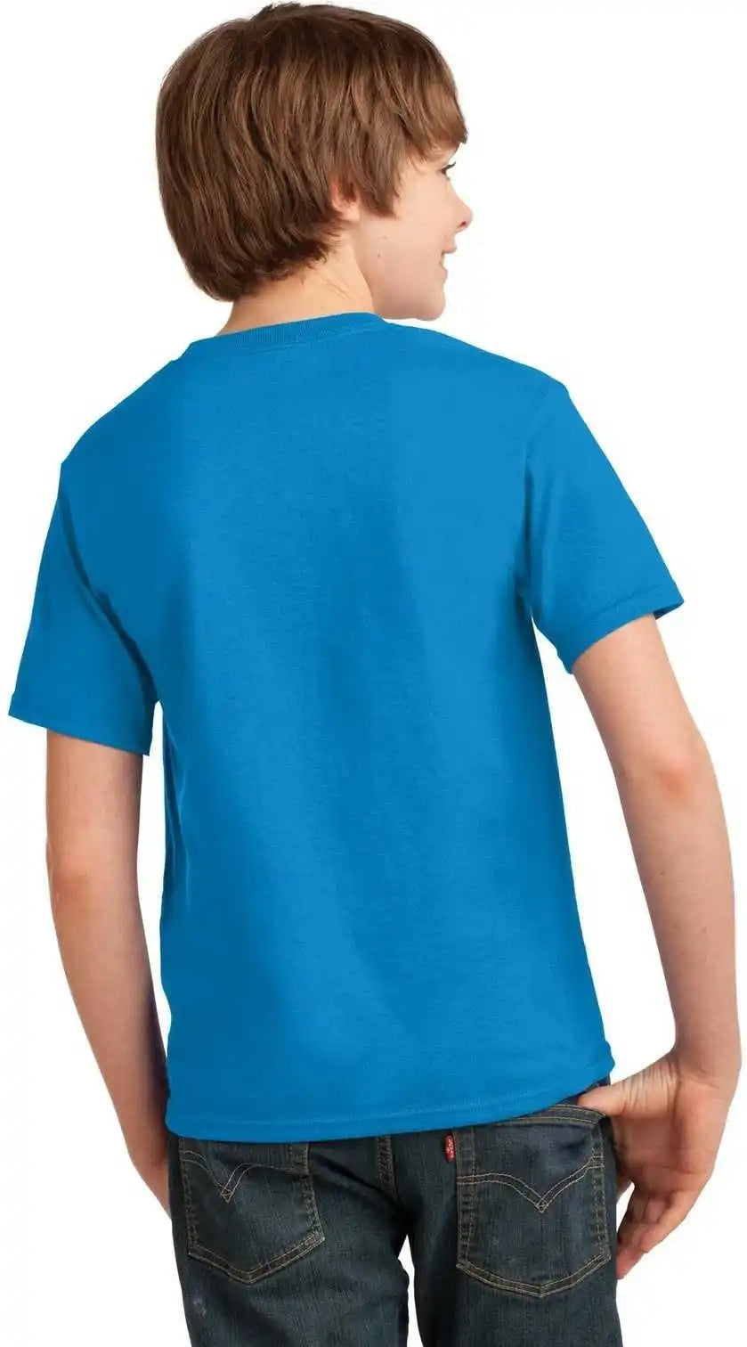 Port & Company Pc61y Youth Essential Tee Sapphire