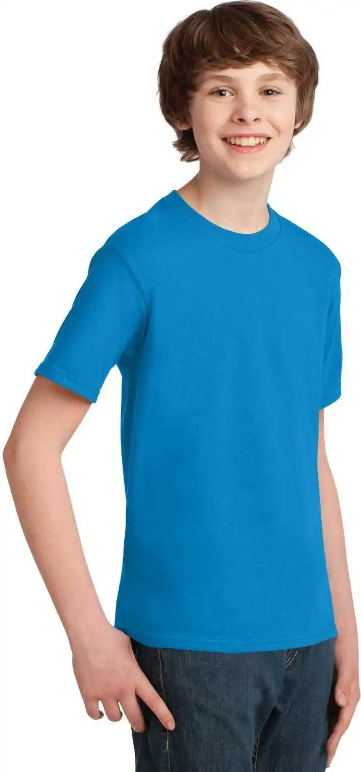 Port &amp; Company Pc61y Youth Essential Tee Sapphire