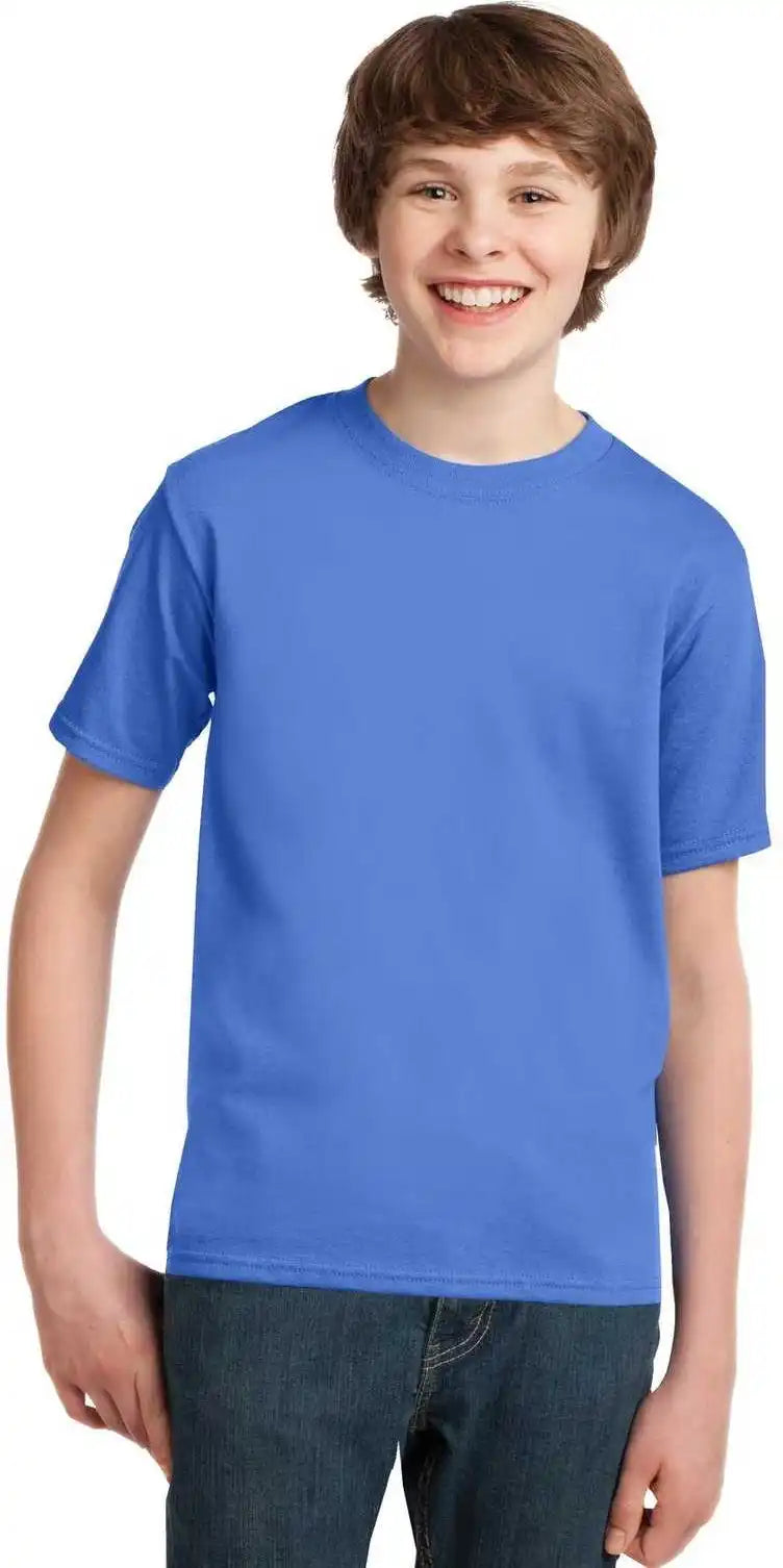 Port & Company Pc61y Youth Essential Tee Ultramarine Blue