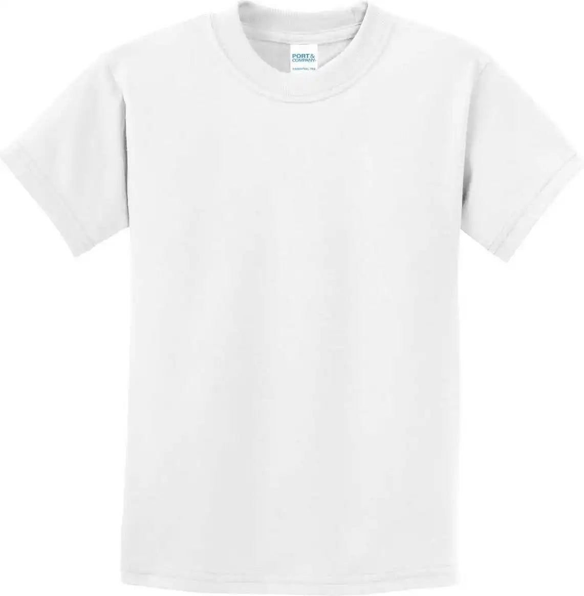 Port &amp; Company Pc61y Youth Essential Tee White