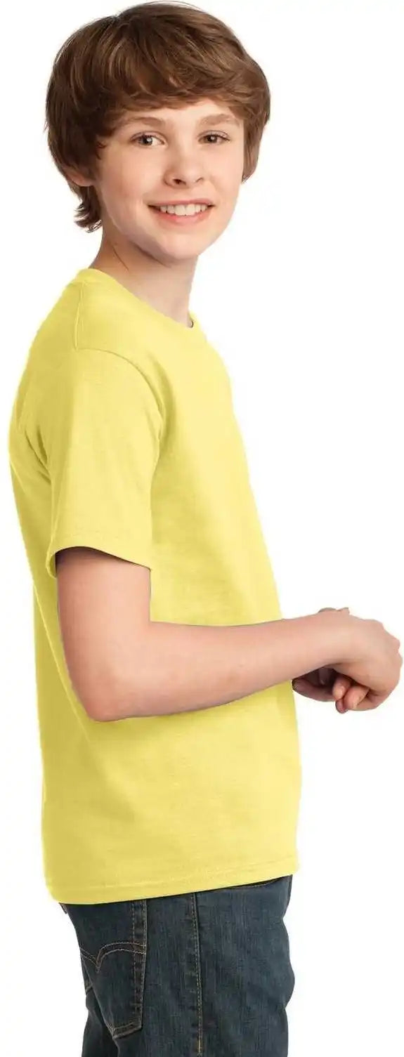 Port &amp; Company Pc61y Youth Essential Tee Yellow