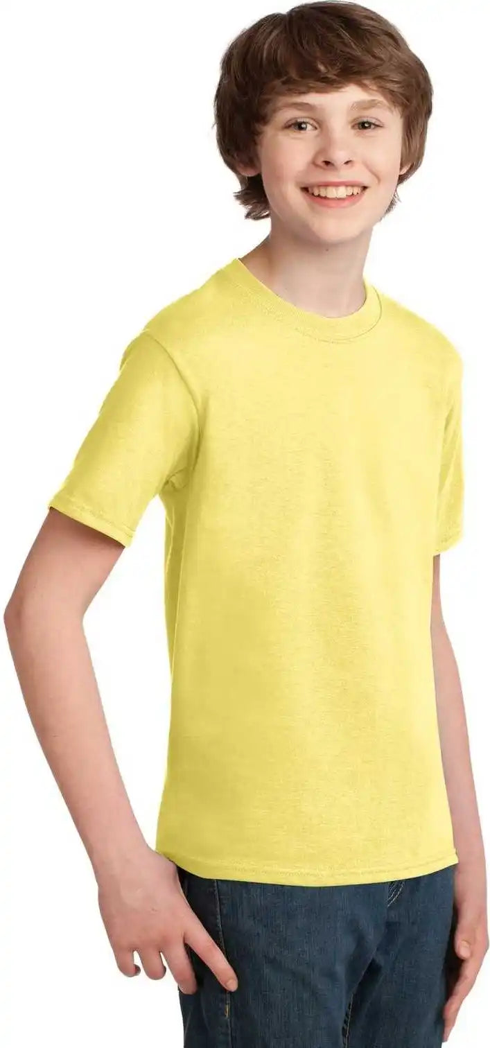 Port &amp; Company Pc61y Youth Essential Tee Yellow
