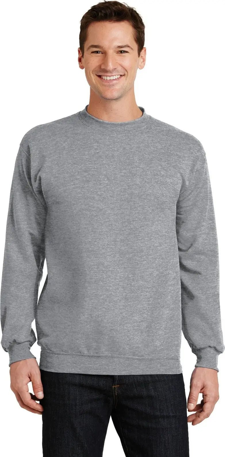 Port & Company Pc78 co Core Fleece Crewneck Sweatshirt - Athletic Heather - Adult s
