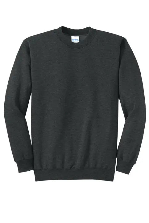 Port & Company Pc78 co Core Fleece Crewneck Sweatshirt - Black Heather