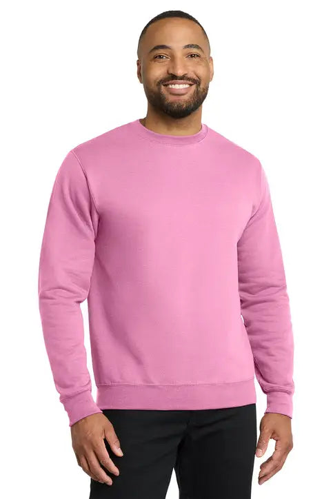 Port & Company Pc78 co Core Fleece Crewneck Sweatshirt - Candy Pink