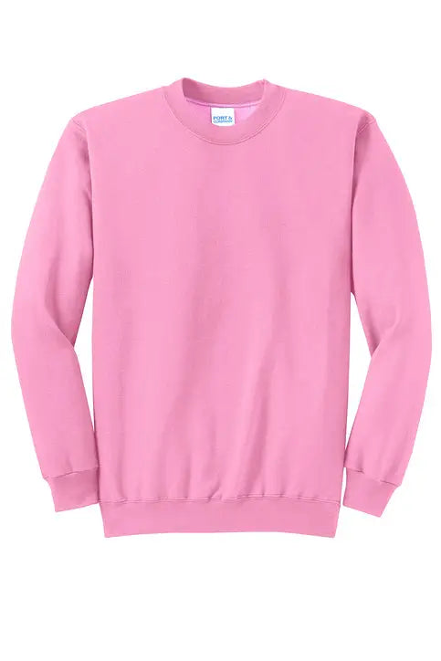 Port & Company Pc78 co Core Fleece Crewneck Sweatshirt - Candy Pink